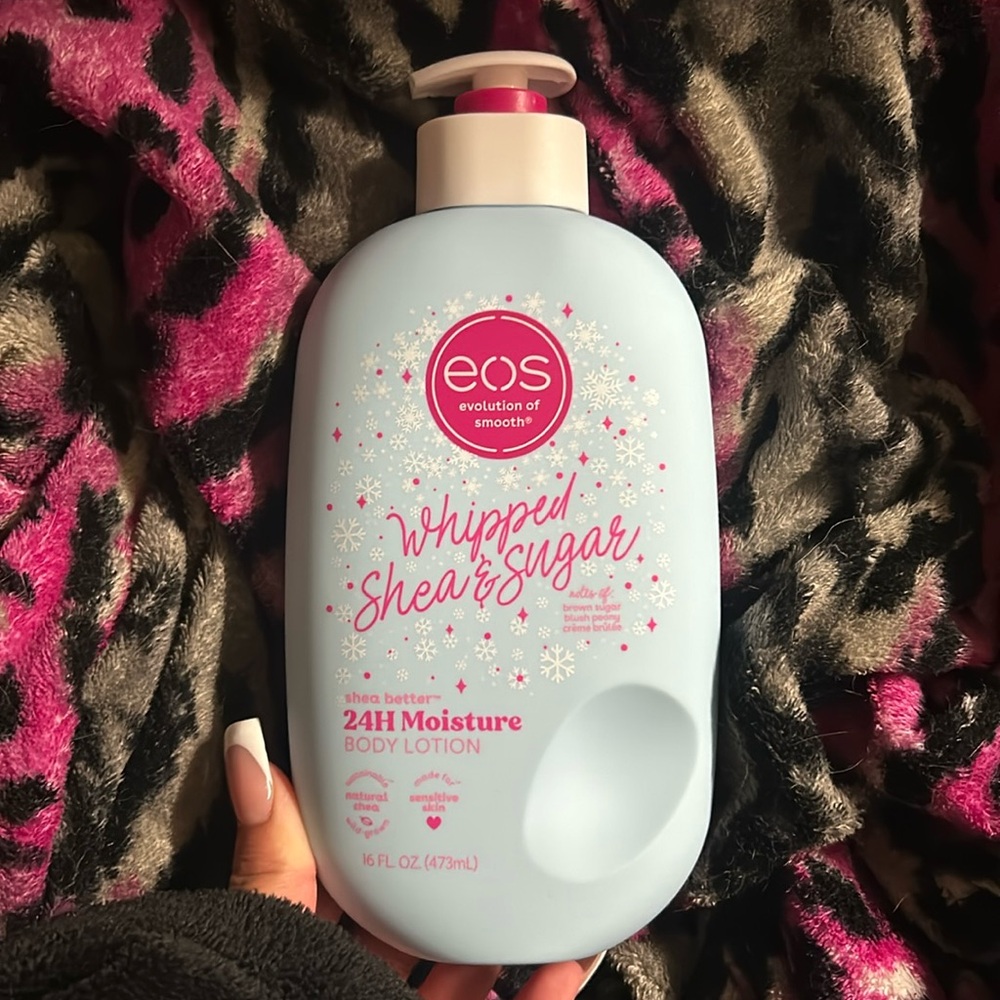 EOS holiday lotion whipped shea and sugar brand new